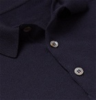 Anderson & Sheppard - Merino Wool Polo Shirt - Blue