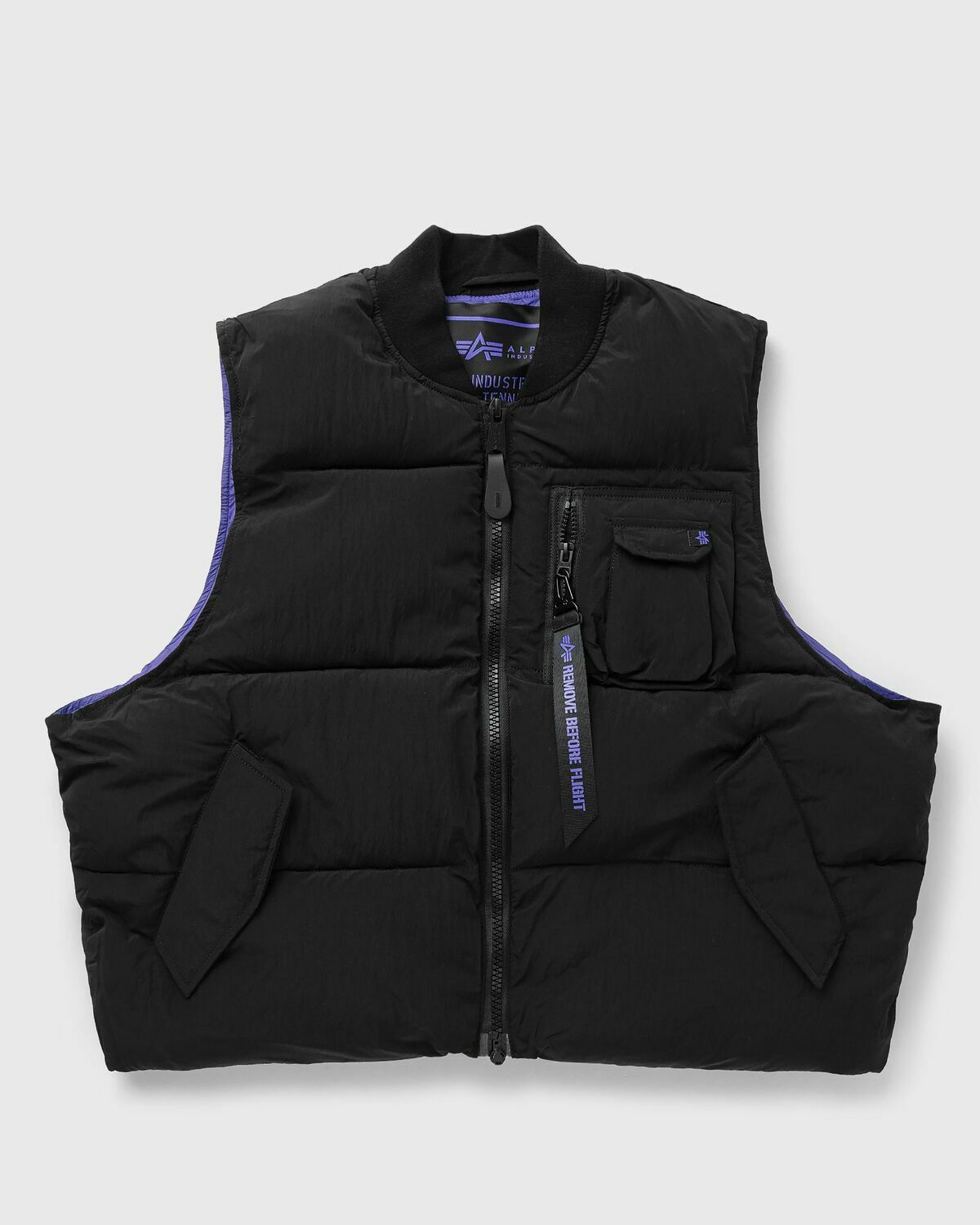 Alpha Industries MA-1 Puffer Vest UV Black Men