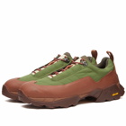 ROA Men's Khatarina Hiking Sneakers in Olive Rust