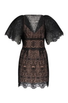 Alberta Ferretti Lace Mini Dress