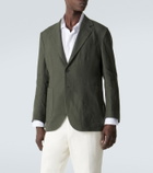 Rubinacci Single-breasted linen blazer