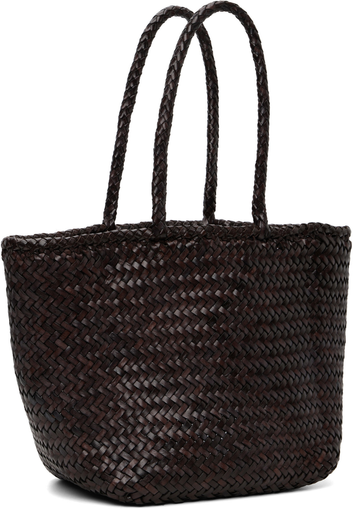 Dragon Diffusion Brown Grace Basket Small Tote