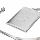A.P.C. Men's FRGMT. Dough Card Holder in Silver 