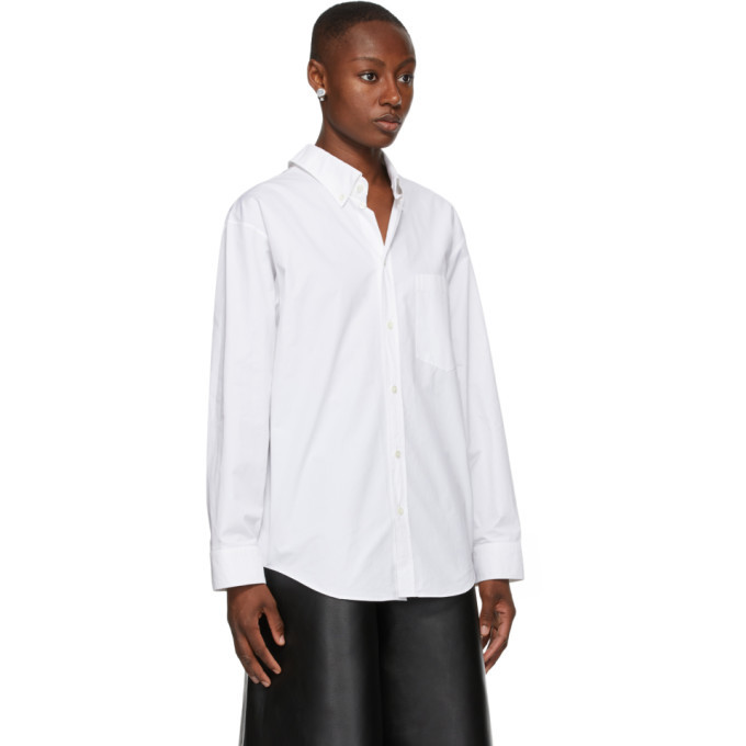 Balenciaga White Double Front Shirt Balenciaga