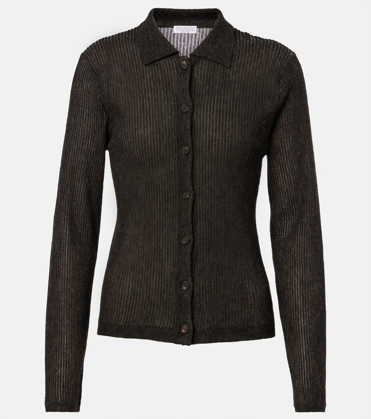 Brunello Cucinelli Silk and wool top