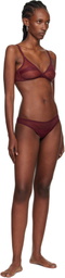 Yasmine Eslami Burgundy Serena Thong