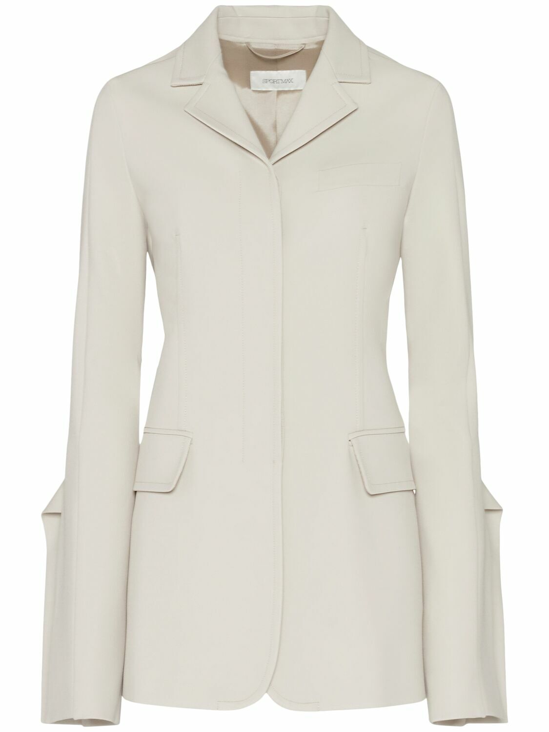 SPORTMAX Cabreo Viscose Interlock Blazer Sportmax