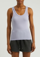 Colorful Standard Ribbed Stretch-cotton Tank Lilac