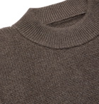 Jacquemus - Virgin Wool Mock-Neck Sweater - Brown