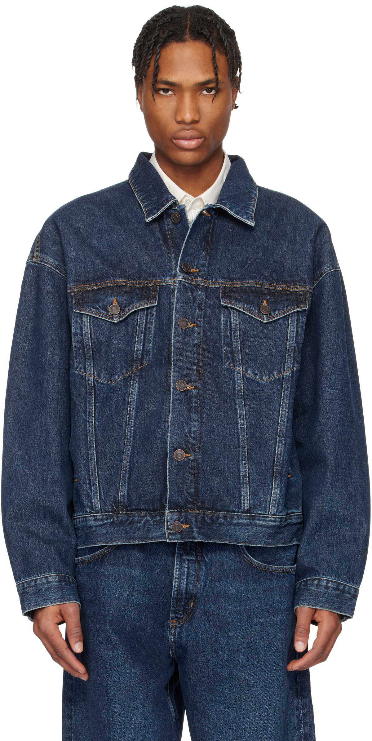 AGOLDE Blue Stephano Denim Jacket