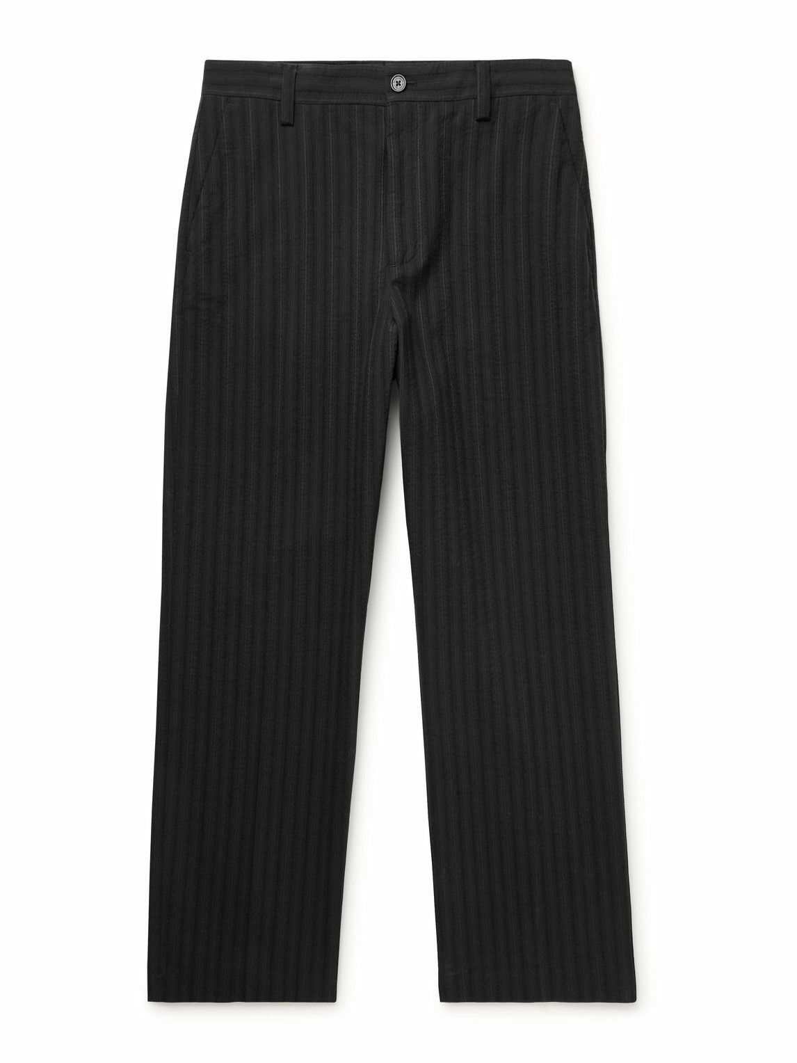 NN07 - Simon Tapered Linen Trousers - Men - Black NN07 NN07 - Simon Tapered Linen Trousers - Men - Black NN07