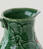 Bordallo Pinheiro Strawberries earthenware jug