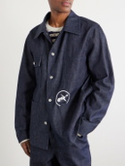 A.P.C. - Fragment Printed Denim Jacket - Blue