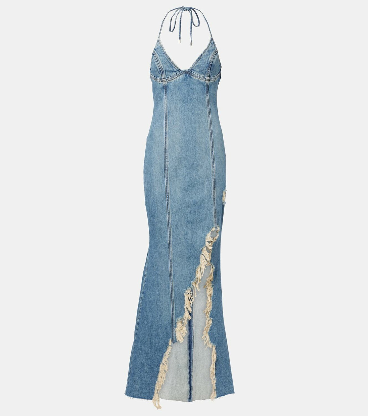 Blumarine Denim maxi dress
