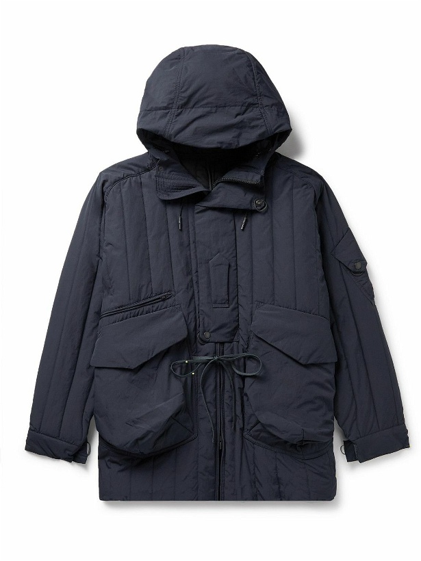 Photo: Norbit by Hiroshi Nozawa - Nylon and Cotton-Blend Hooded Jacket - Blue