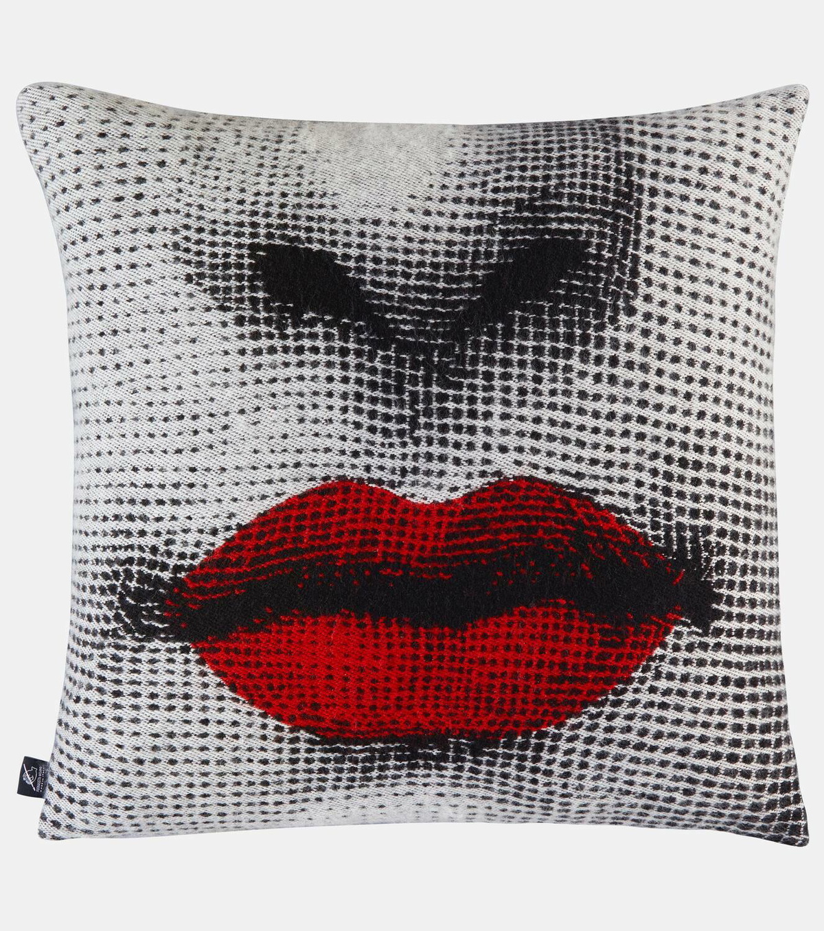 Fornasetti Kiss jacquard cushion