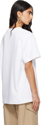Givenchy White 'Givenchy Paris' Boxy Fit T-shirt