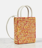 Loewe Standard A4 raffia tote bag