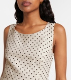 Faithfull Iria polka-dot linen top