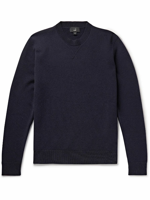 Photo: Dunhill - Slim-Fit Cashmere Sweater - Blue