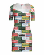 Kenzo Womens Mini dress Military in Green