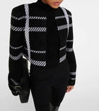 Dorothee Schumacher Check Challenge cropped cardigan