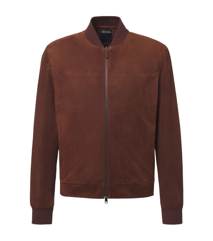 Photo: Zegna Suede bomber jacket