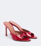 Amina Muaddi Alexa patent leather mules