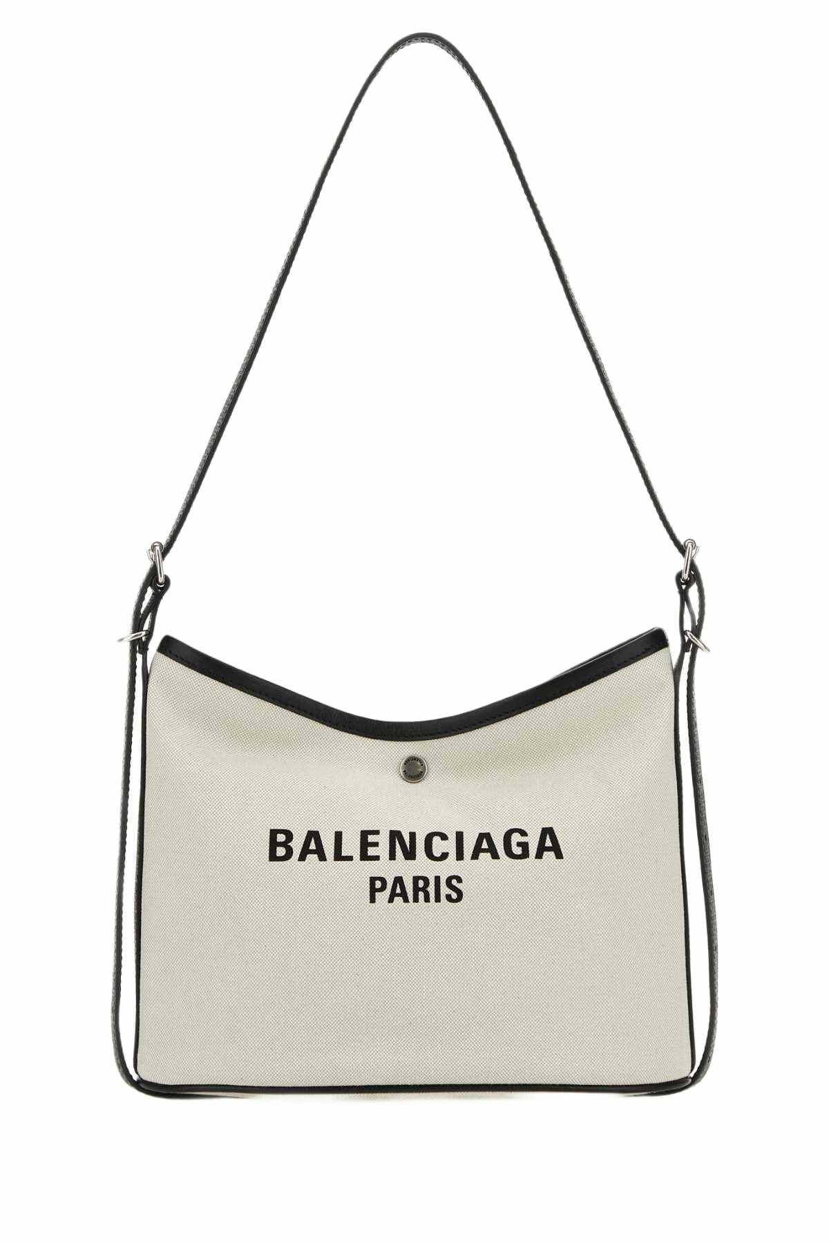 Balenciaga - Hourglass Small tape-trimmed leather crossbody