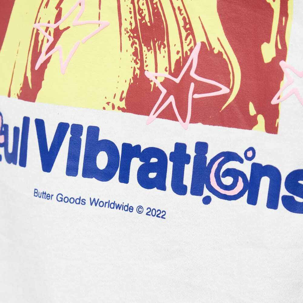Butter Goods Men's Soul Vibrations TShirt in White Butter Goods