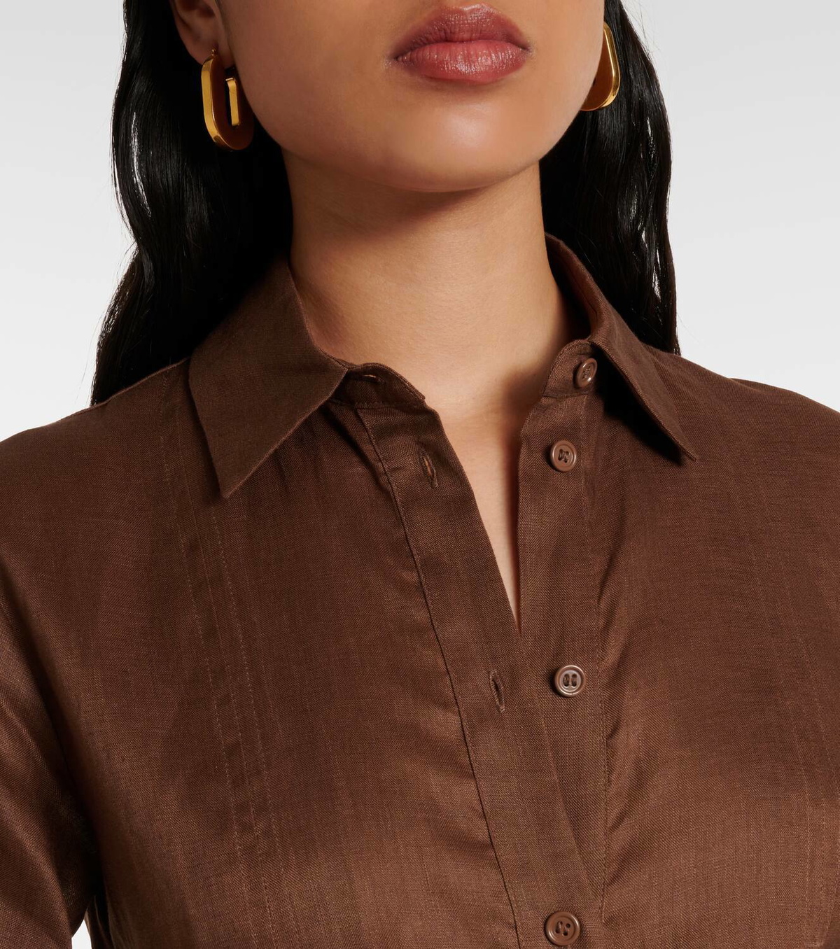 Max Mara Nocino linen shirt dress Max Mara
