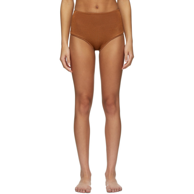 Photo: Calle Del Mar Orange Knit Panty Bikini Bottom