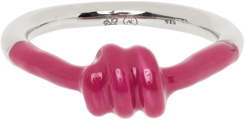 Photo: Marshall Columbia SSENSE Exclusive Pink Knot Ring