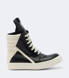 Rick Owens Geobasket leather sneakers