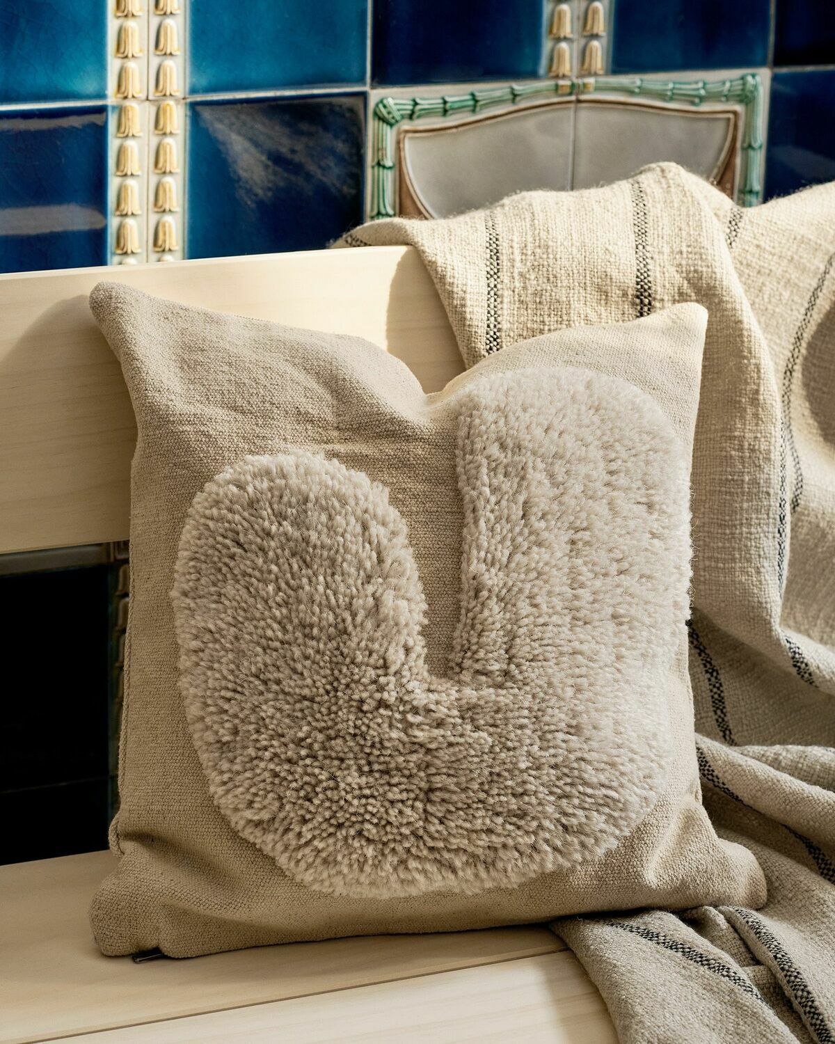 Ferm Living Lay Cushion Brown Home Deco