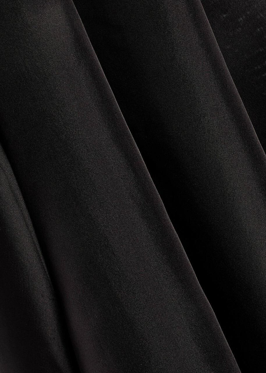 Esse Studios Aire Silk-organza Maxi Skirt Black
