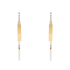 Balmain Women's Key & Lock Earrings in Gold