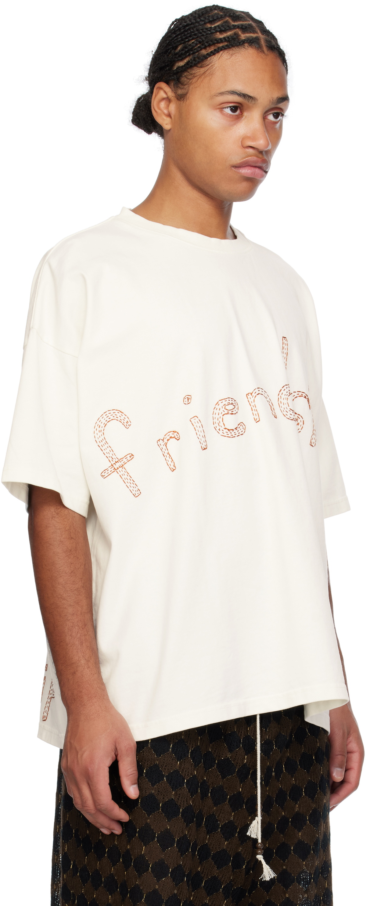 Glass Cypress SSENSE Exclusive Off-White 'Friendship' T-shirt