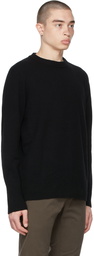 The Row Black Cashmere Siben Sweater