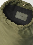 EÉRA - Rocket Big Leather-Trimmed Shell Backpack