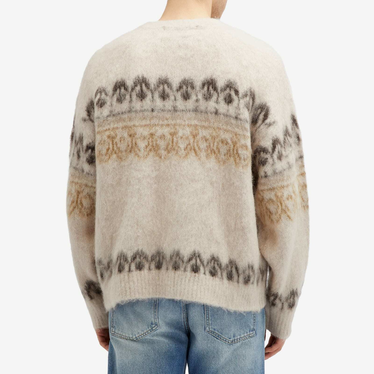 Isabel Marant Men's Dullyh Mohair Jumper in Khaki