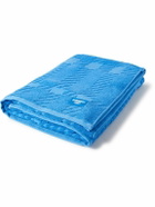 Burberry - Logo-Appliquéd Organic Cotton-Terry Jacquard Beach Towel