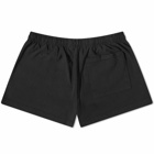 Sporty & Rich Men's Wellness Ivy Disco Short in Black/Yellow