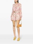 ZIMMERMANN - Floral Print Linen Shorts