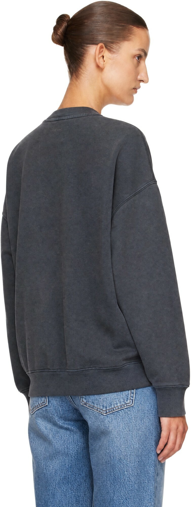 ANINE BING Gray Miles Leo Muse Sweatshirt