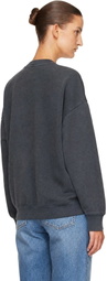 ANINE BING Gray Miles Leo Muse Sweatshirt