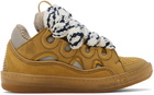 Lanvin Tan Curb Sneakers