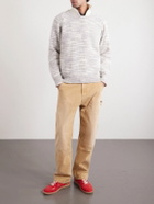 Corridor - Space-Dyed Alpaca and Pima Cotton-Blend Sweater - Gray
