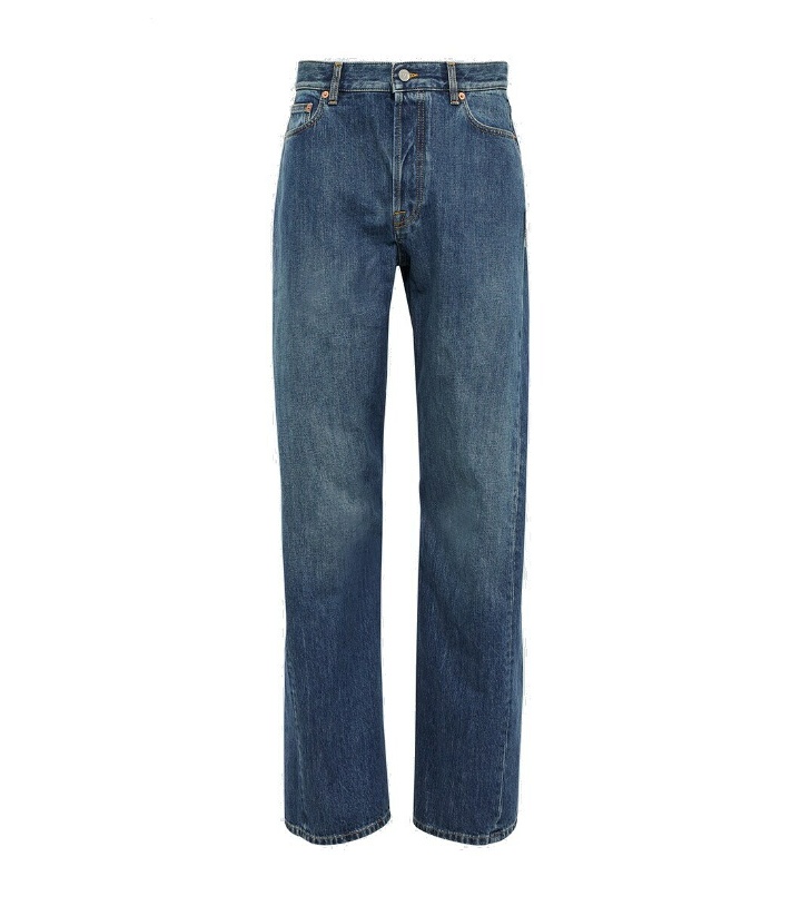 Photo: Valentino Mid-rise tapered jeans