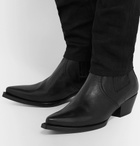 SAINT LAURENT - Lucas Leather Chelsea Boots - Black